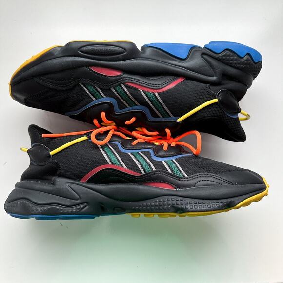 Adidas Angel Chen x Ozweego 'Black Collegiate Green' FX1943 Size 10 - Picture 8 of 10